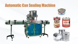 Automatic Metal Can Sealing Machine | Industrial Tin/ Aluminum Can Seaming Machine for Food&Beverage