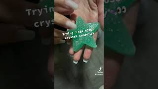 Sea Moss Crystal Candy🍬✨ #asmr #asmrsounds #oddlysatisfying #shorts #shortsvideo #crush #candy