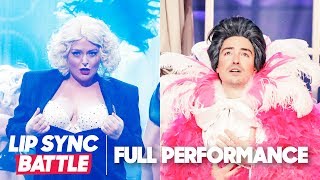 Lauren Ash’s “Express Yourself” vs. Ben Feldman’s “It’s All Coming Back to Me Now” | Lip Sync Battle