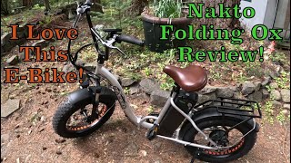 Nakto Folding Ox Review FUN, Responsive, Great E-Bike! - Not Woodturning