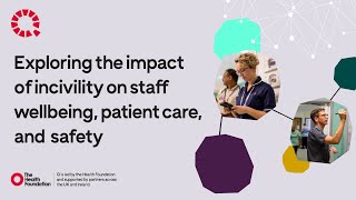 Exploring the impact of incivility on staff wellbeing, patient care, and safety