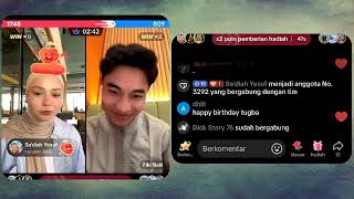 Aciee yang ulang tahun.  tugba live di hari ulang tahunnya #tugba #fikinaki