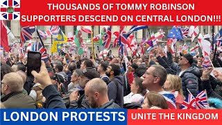 Tommy Robinson Protest Central London