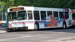 Calgary Transit 2005 New Flyer D40LF #7920 on Route 307 Max Purple City Centre