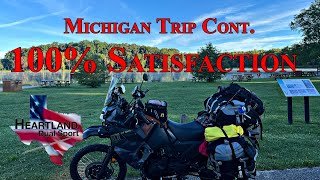 Michigan Trip Home, KLR 650 Adventure Continues