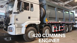 CUMMINS ENGINE 420 HORSE POWER!! SHACMAN H3000S 8X4 DUMP TRUCK, 30 CUBIC METER