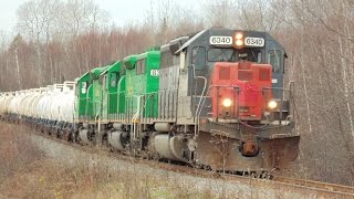 HLCX 6340 East, at Tracy, New Brunswick 11-09-2014.