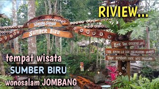 Riview tempat wisata VIRAL ... || SUMBER BIRU WONOSALAM JOMBANG.