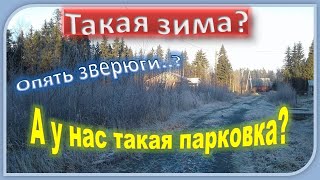 Такая зима?  А у нас такая парковка...