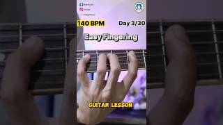 Fingering on Day 3 || guitar lesson #shorts