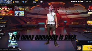 I am back another full 👑 Funny Gameplay Free fire play noob reactions