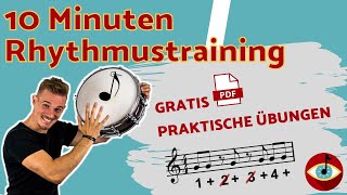 Rhythmen richtig lesen und zählen #2 - Achtelnoten und Achtelpausen