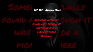 SCP 035 - Original Voice