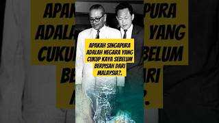 Apakah Singapura adalah negara yang cukup kaya sebelum berpisah dari Malaysia?.#shorts #feedshorts