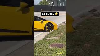 Lamborghini loses control while drifting 😳