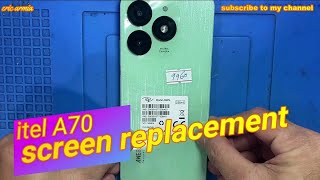 ITEL A70 - LCD SCREEN REPLACEMENT - CHANGE DISPLAY