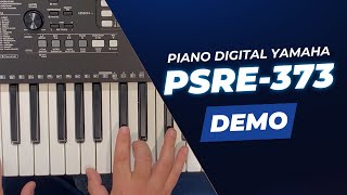 Teclado Yamaha PSRE373 - Demo