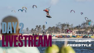 Livestream Day Two  - Copa Kitley GKA Freestyle Kite World Cup Cauipe 2024