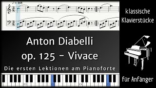 Anton Diabelli - Die ersten Lektionen am Pianoforte, op. 125 - Vivace