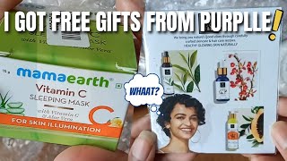 I GOT FREE GIFTS FROM PURPLLE!!