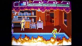 Arcade Classics on CRT tv (mame emulation) : Teenage Mutant Ninja Turtles