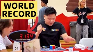 Mind-Blowing! MAX PARK SETS WORLD RECORD OF SOLVING A RUBIK’S CUBE IN 3.13 SECONDS