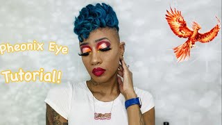 Phoenix Eye Makeup Tutorial | Fiery Eye Look