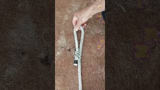 Mysterious rope knots: You didn't know how to tighten the knot, a rope....