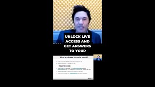 Unlock Live Access and Get Answers to Your Burning Questions