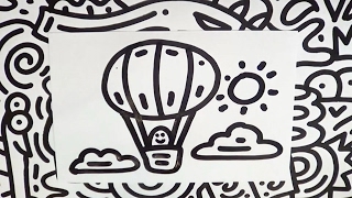 How To Draw a Hot Air Balloon