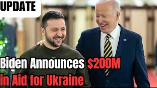 💰 Biden's Bold Move: Another $200M Aid Promised to Ukraine as Zelenskyy Graces Congress!