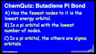 Butadiene Pi Bond  (Quiz)