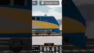 FAST! Via Rail Canada P42PH To 100MPH! Roblox Part 4