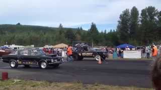 BARRACUDA VS. VALIANT BILLETPROOF ERUPTION DRAGS TOUTLE, WA 2013