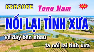 Karaoke Nối Lại Tình Xưa Tone Nam [ BEAT HAY ] | Duy Sơn New