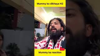 Mummy ko dikhaya Modified H2 | mummy ka reaction #uk07rider #babubhaiya #shorts #h2 #kawasaki