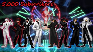 [KOF Mugen] Rozwel-Ghost Team VS. Kulou-Rokudo Team (5k Subs! Read Desc.)