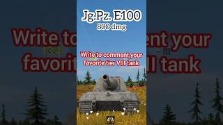 Jg.Pz. E100 wot Blitz tree🇩🇪🥨