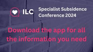 I Love Claims Application for Subsidence Conference 2024