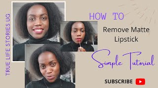 💋How To: LIPSTICK REMOVAL| Beauty Tips|Cheap Removal Lipstick removal| How to remove matte lipstick💄