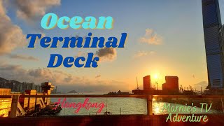 OCEAN TERMINAL DECK/ 海运大厦@TST  ( Hk Vlog🇭🇰) #oceanterminal #tsimtsatsui #Sunsetviewingpoint