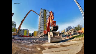 BIG XXL Demolition !!! Liebherr 980 Demolition || Hitachi ZX 890 || AWR Abbruch