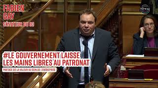 🔴Le Gouvernement laisse les mains libres au patronat🔴