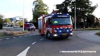 Brandweer en Ambulances met spoed in Nijmegen