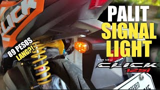 INSTALLING DIY SIGNAL LIGHT IN HONDA CLICK 125i