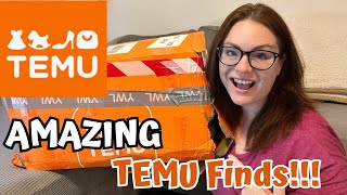 AMAZING TEMU FINDS | Affordable, high quality household products!!