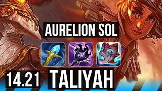 AURELION SOL vs TALIYAH (MID) | Rank 2 Aurelion Sol, 6 solo kills | VN Challenger | 14.21