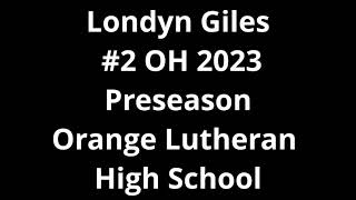 Londyn Giles #2 2023 Summer League Passing and Aces Olu