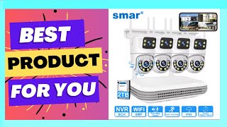 Smar Wireless CCTV System WiFi Camera Kit 6MP IP Cameras With Dual Lens