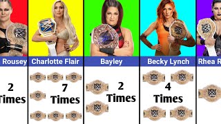 Every WWE Women's World Champion (Ranked By Number Of Reigns)